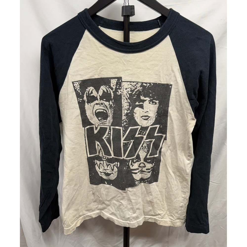 Vintage RARE 2003 KISS Catalogs HTF Graphic‎ Concert Retro Long Sleeve Band Tee